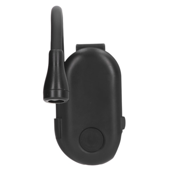 Justerbar USB uppladdningsbar bokläslampa - 3 färger, flexibel klämma, svart