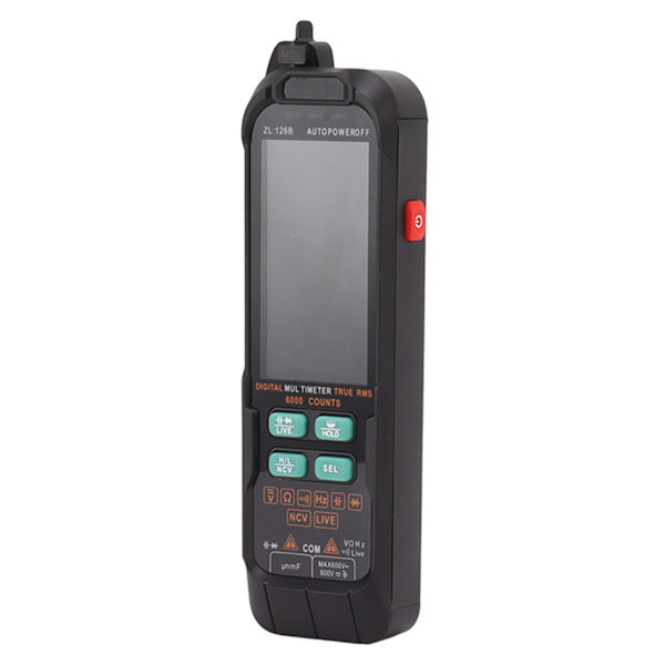 Digital multimeter testare stor skärm bärbar smart digital DC AC ström spänningsmätare 0‑600V