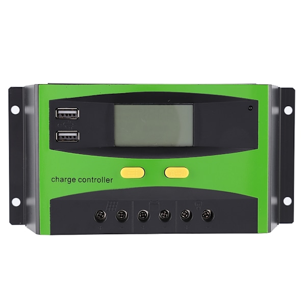 30A nestemäisen kidenäytön aurinkosäädin 12V/24V PWM aurinkolataussäädin