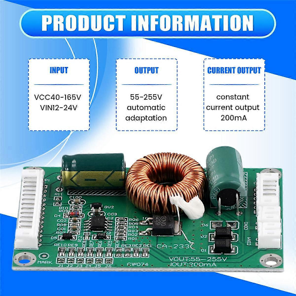 2 stk. CA-233 LCD TV Baggrundsbelysning Konstant Strøm Boost Board Universal