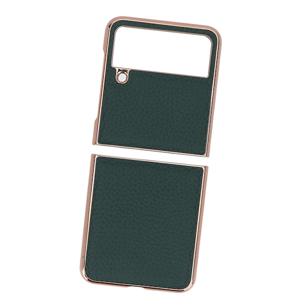 Phone case Lyxig Nano-plätering Stötsäker reptålig Cover för Samsung för Galaxy Z Flip4 Grön