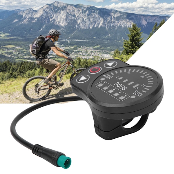 KT-900S Elektrisk LED-display med vandtæt stik til cykelmodifikation