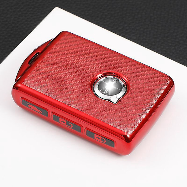 TPU cover för Volvo XC40 XC60 XC90 XC70 S60 S80 S90 C30 V70 V90 T5 T6 T8 2017-2020 - Nyckelskydd med nyckelbricka