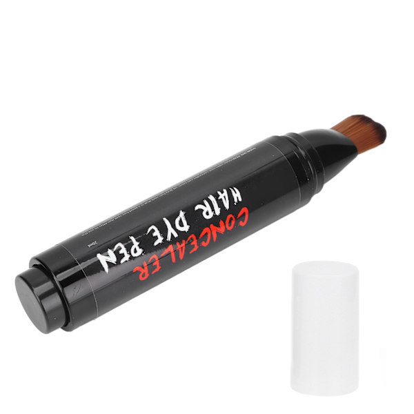 Hårfärgspenna för hårrötter, engångsanvändning, bärbar, snabb touch-up, 20ml Brun