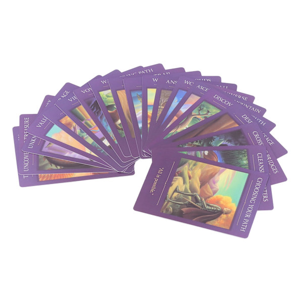 Skæbnespænding Tarot Deck - Ekstraordinært unikt mønster - Spådomskort - Selskabsspil - Gave
