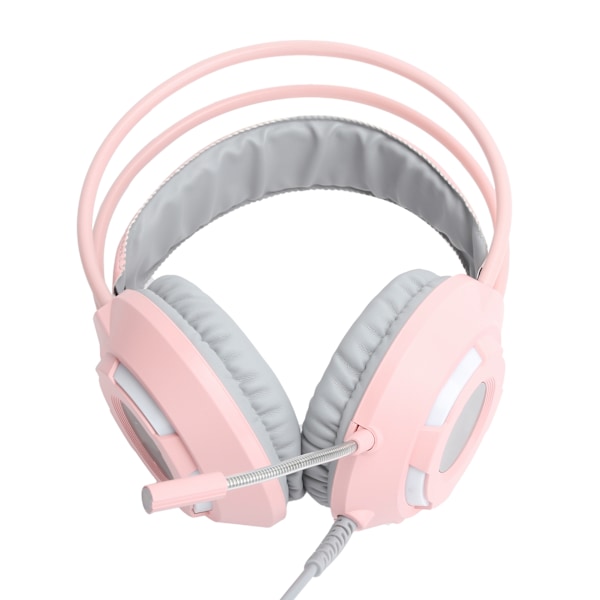 AJAZZ kablet headset over ear støjreducerende gaming headset med 3,5 mm interface AX120 (Pink )