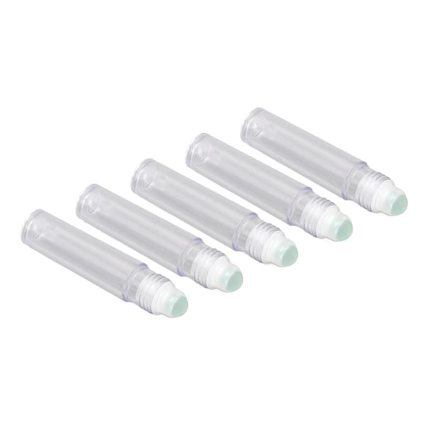 10 st 7ML Roll On-flaska Plast Reseportabel Tom Påfyllningsbar Parfym Eterisk Olja Rollerflaskor