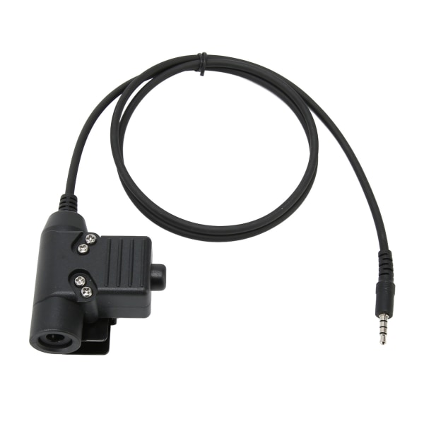 Walkie Talkie Radio Headset Adapter 3,5 mm Audio Jack U94 PTT Adapter Headset Kabel Stik Adapter til Kenwood telefoner