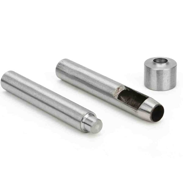 3 stk maljer hullstanse rund hull rustfritt stål stanseverktøysett for klespenner 11,5 mm