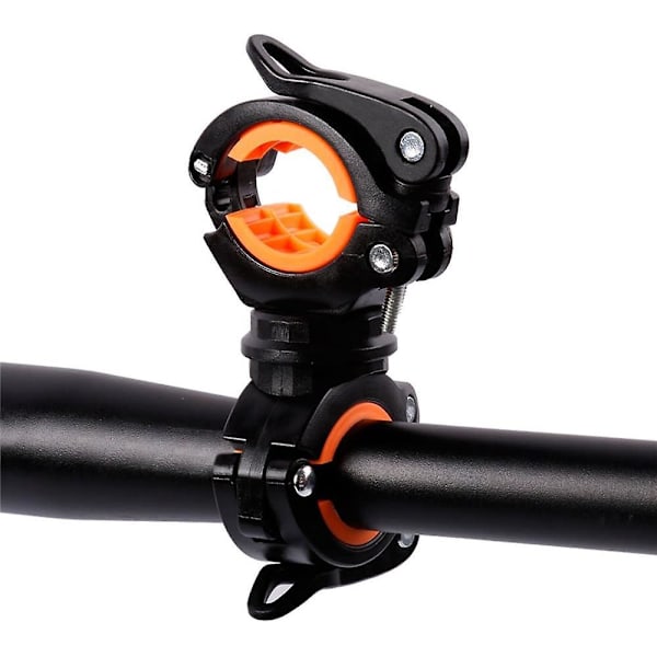 Sykkellykt Holder 360° Rotasjon MTB LED Lykt Holder Feste Tilbehør Klemme og Klips