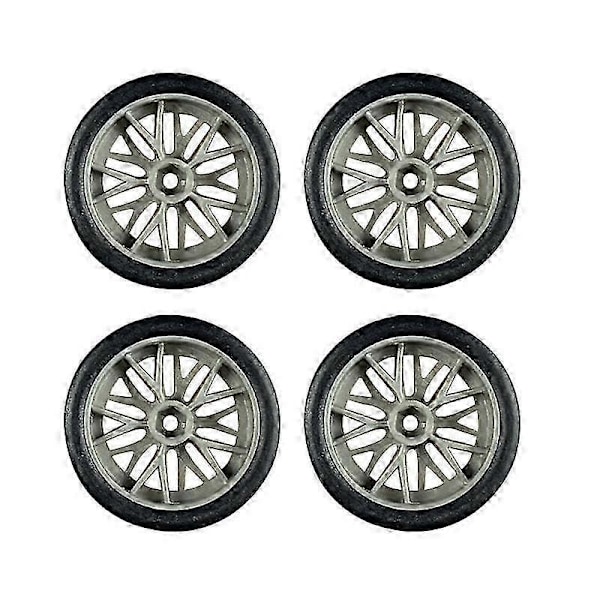 4 st 32mm RC Drift Däck Hjul Kompatibel med LDRC AE86 1/18 RC Bil Uppgraderingsdelar Tillbehör