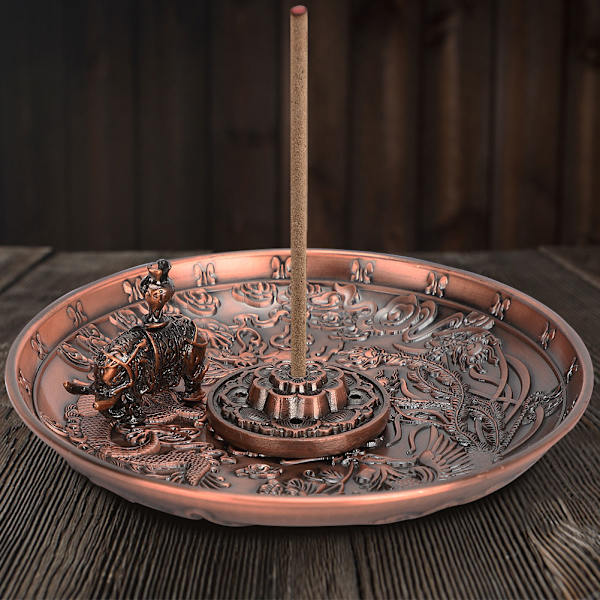 Røkelseholder Drage Føniks Plate Joss Stick Brenner Lotus Elefant Stativ Hjem Tilbedelse