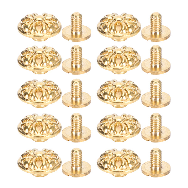 10 set chrysanthemum nitar läderhantverk nitar 10mm dekoration knapp DIY tillbehör