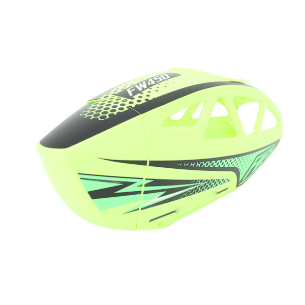 RC Helikopterhuv Robust Anti Crack Snygg Hållbar RC Huv Skyddande Överdrag För Flywing FW450‑V3 RC Helikopter Fluorescerande Grön