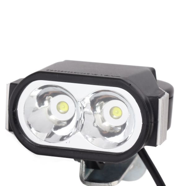 Sykkel frontlykt superlys sykkel LED frontlykt 24‑60V LED sykkellys med advarselshorn for nattkjøring 5W