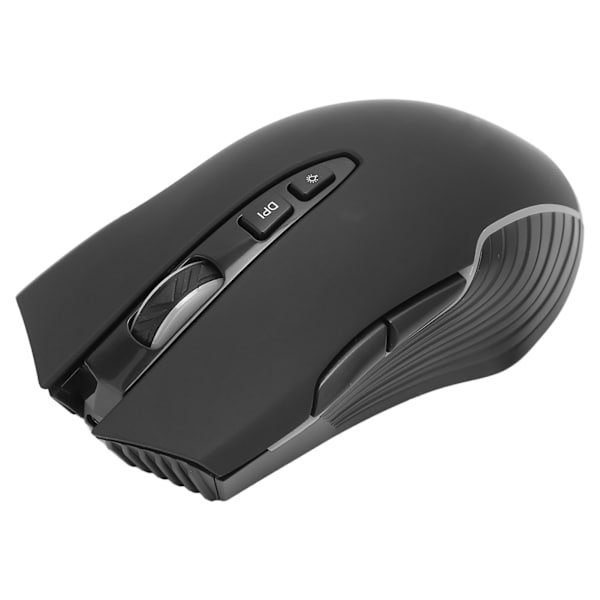 Trådløs mus 2.4G genopladelig USB RGB professionel optisk sensor gaming mekanisk mus sort