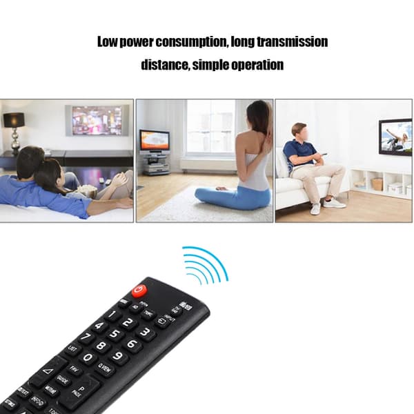 Fjernkontroll for LG AKB7371568 Smart TV Funksjon Erstatningskontroller