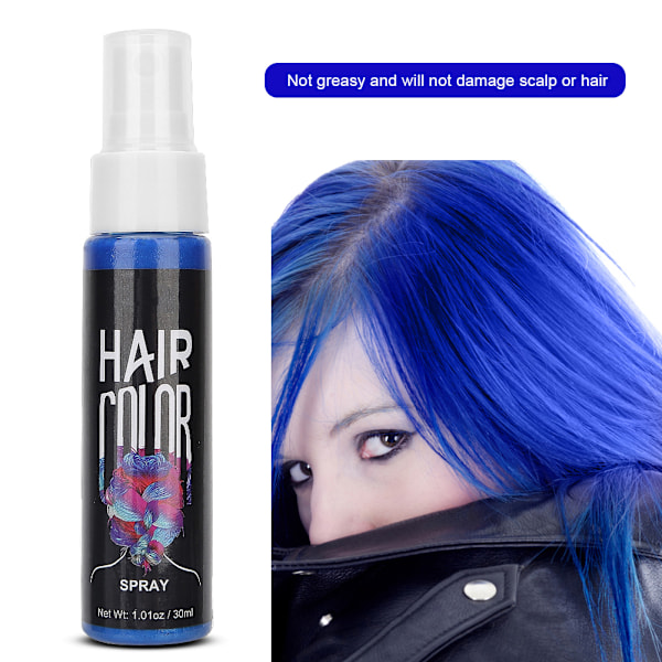 30ml DIY Hårfarve Spray Midlertidig Hårfarve Spray Hårspray Væske