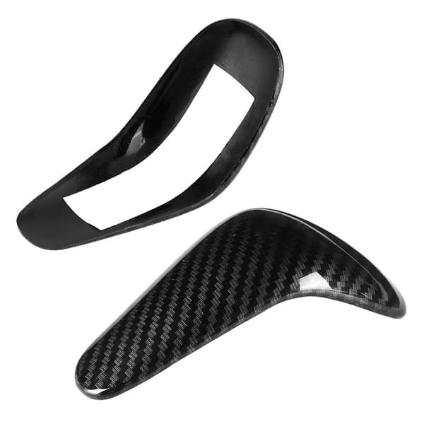Bil Karbonfiber Stil Interiør Girspak Hode Deksel Trim for Audi A6 A7 15-18