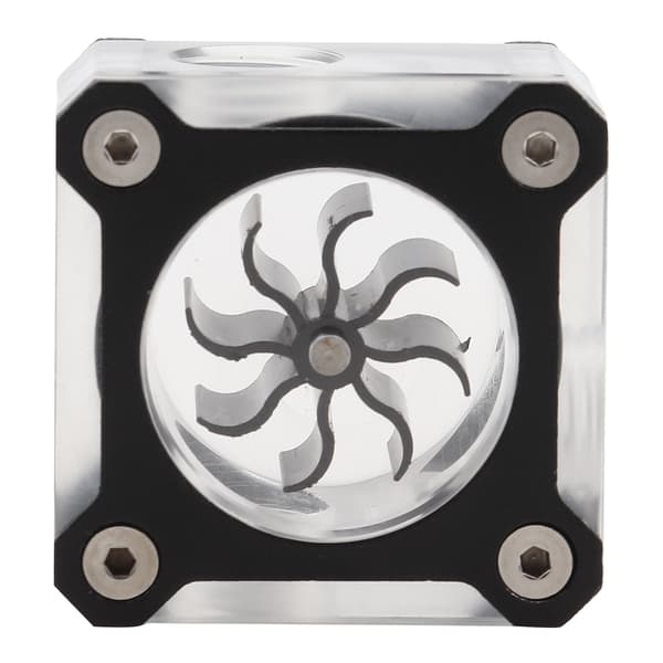 Vandkøling Flow Meter Transparent PMMA Computertilbehør G1/4 Gevind (Noir)