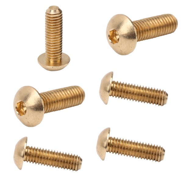 50 kpl pyöreä kuusiokanta ruuvi kuparikiinnitin laitteisto työkalut teollisuustarvikkeet M5M5x16mm