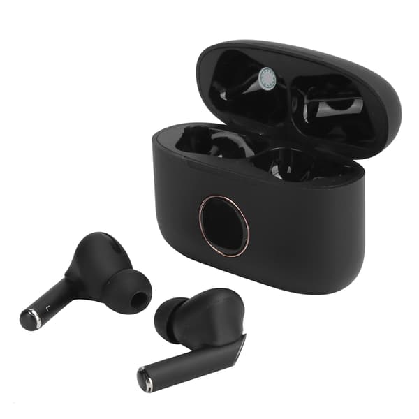 M10 Trådlösa Bluetooth-hörlurar ANC Brusreducering In-Ear Smarta Digitala Display-hörlurar Svarta