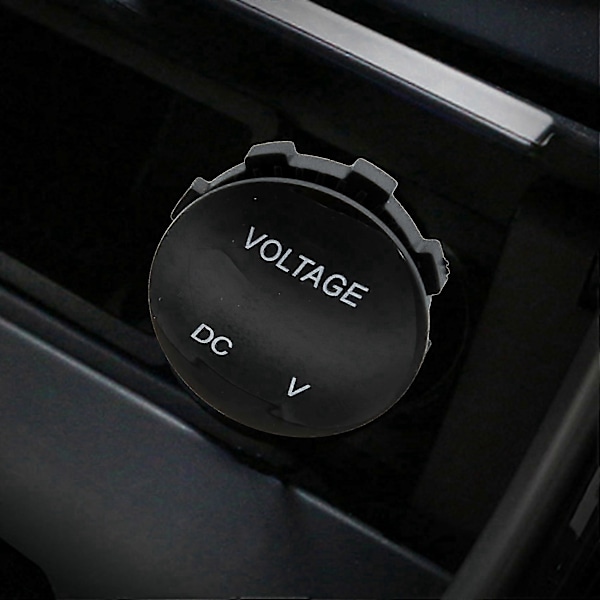 Spændingsmåler Universal Voltmeter Digital Display Vandafvisende LED Grøn Farve kompatibel med 12V-24V DC Ca