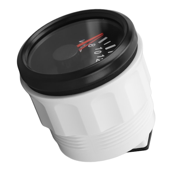 52MM Båd Voltmeter DC9 til 32V Pointer Spændingsmåler med Farverig Baggrundsbelysning til RVs Yachts Fiskerbåde Skibe Sort Plade Sort Dæksel