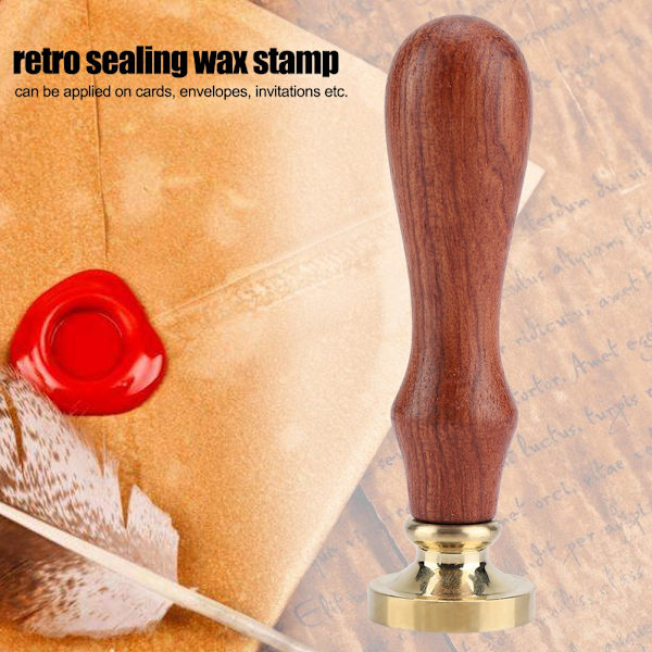 1 st Retro Trä Tätning Vax Stickor Klassisk Tätning Stämpel för Bröllop Inbjudningskort(203)