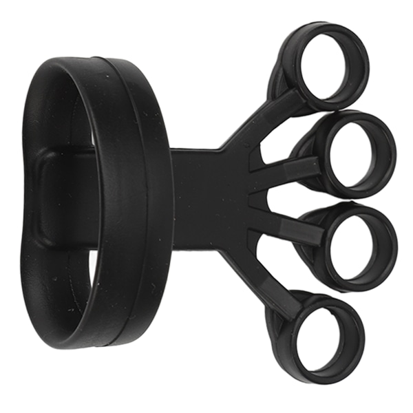 Finger Training Exerciser 4 Fingers Silikon Grip Styrka Finger Exerciser för bergsklättring Fitness Training Svart 5kg / 11lb