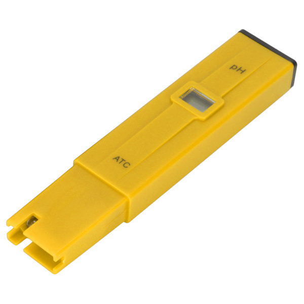 PH-meter Digitalt display Lille fejl 0,0 til 14,0 pH måleområde ABS PH-pen til akvarier Laboratorium Gul Sort