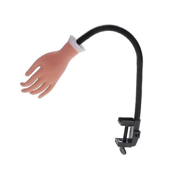 Akrylnaglar Övningshand Träningskit med Nageltips Flexibel Mannequin för Nagelkonst