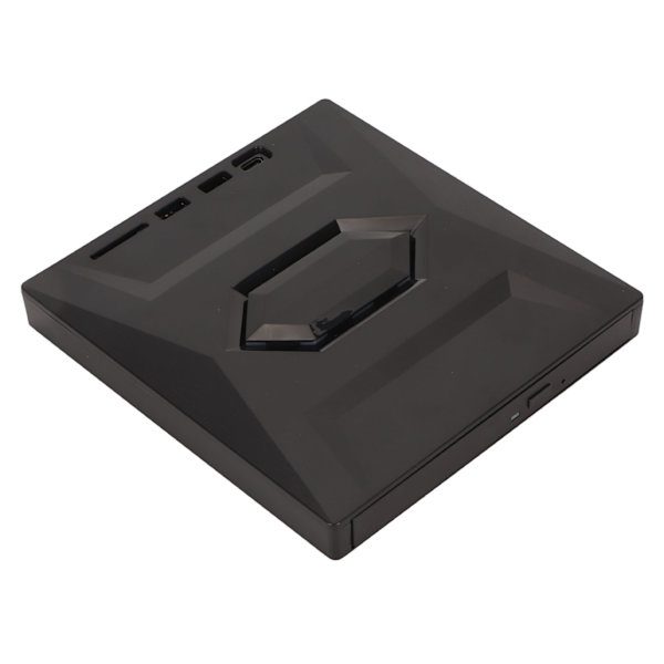 Ulkoinen DVD-asema USB 3.0 Type C High Speed 5Gbps Tallennuskorttipaikka Plug and Play DVD-poltin kannettavalle tietokoneelle Pöytätietokone AIO