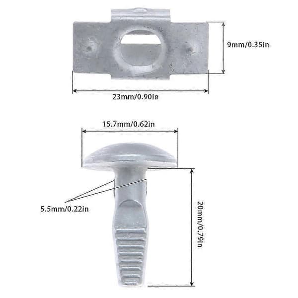 Car Mat Fixing Clip Floor Mat Clamp Hook For TOYOTA Avanza/Innov Durable Felt Fastener Interior Accessories