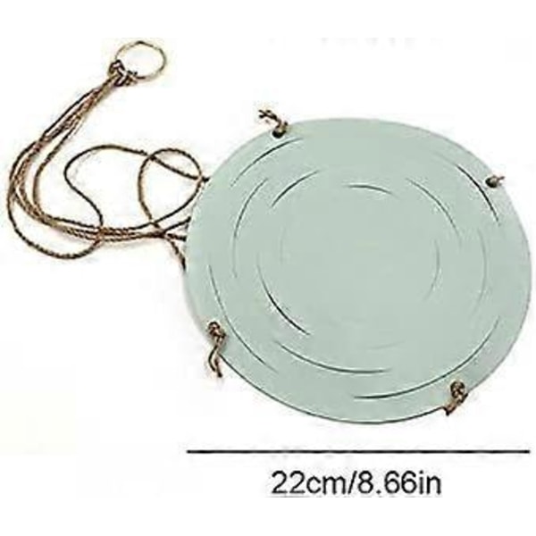 Nahkainen riippuva kukkaruukku - Sisä- ja ulkokäyttöön 22cm / 10cm Taivaansininen