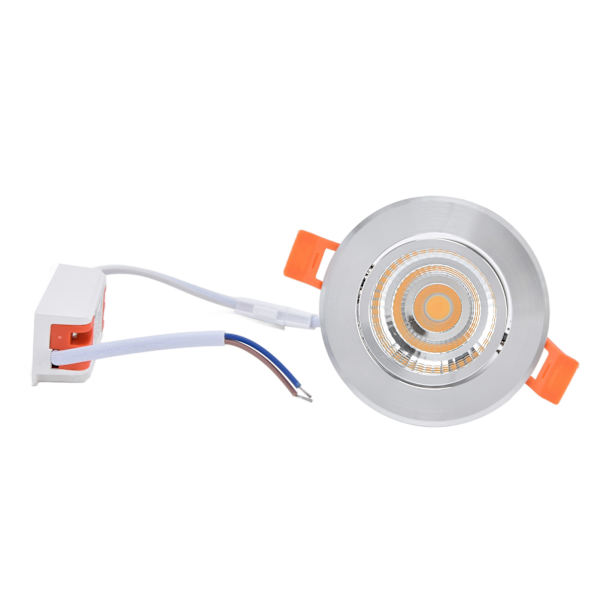 Downlight retningsbestemt vinkelmodulation Flushbonading varmt lys 3000K LED Downlight 100‑264V
