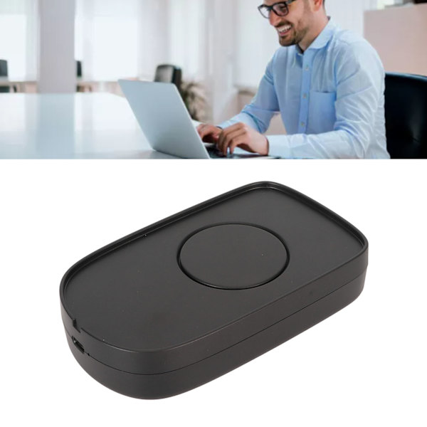 Musrörare 2 DPI-nivå Automatisk Ultra Tyst Stor Skiva Plug and Play Musrörare för Spel Möte Presentation