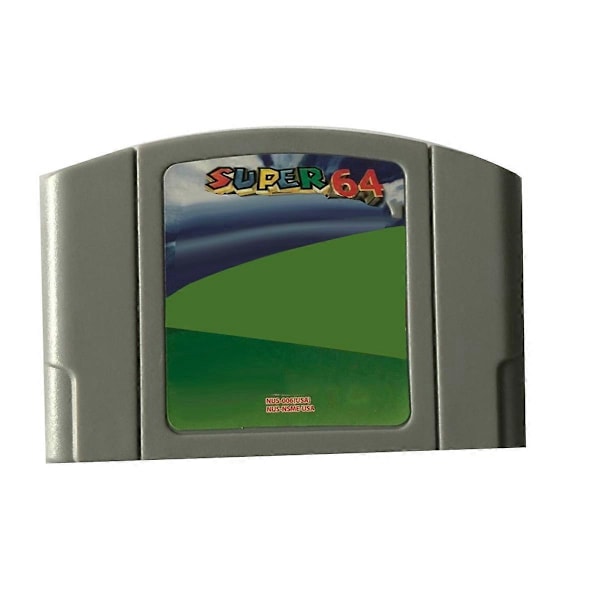 N64-pelille Super 64 -klassikkopelikortti