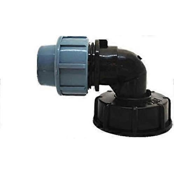 S60x6 adapter til IBC tankfitting til 20 mm udløbsvinkel vandrørsfittings