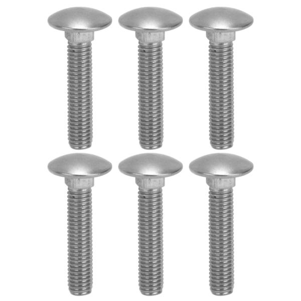 30 kpl M8x1.25 ruuvipulttia A2 ruostumaton teräs kuppi neliö karkea kierre vaunupultit DIN603M8x40
