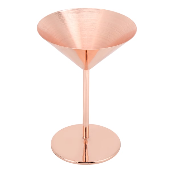 Bar Tilbehør 304 Rustfrit Stål Pokal Champagne Rødvin Glas Cocktail Glas Kop Rose Guld