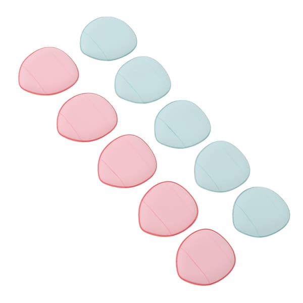 10 stk. Finger Makeup Svamp Blød Elastisk Kosmetisk Finger Pudderkvast til Foundation Concealer BB Cream