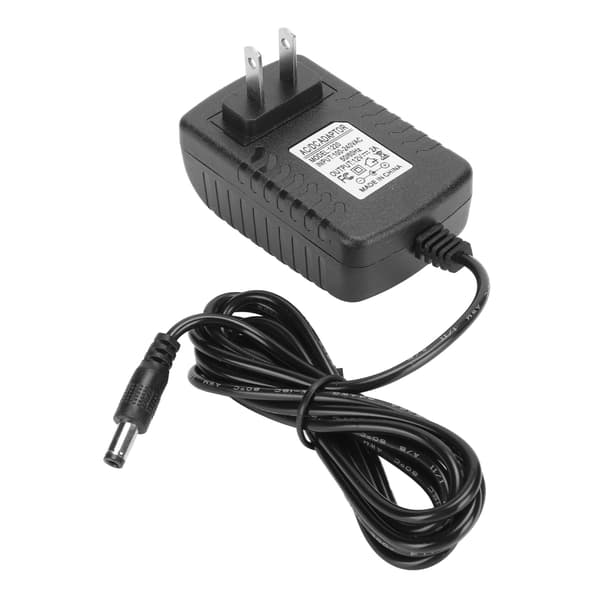 12V 2A Ekstern Strømadapter AC til DC Lavspænding 3/4-bens Stik Strømadapter til Højttalere Luftfugter 100‑240V US Stik