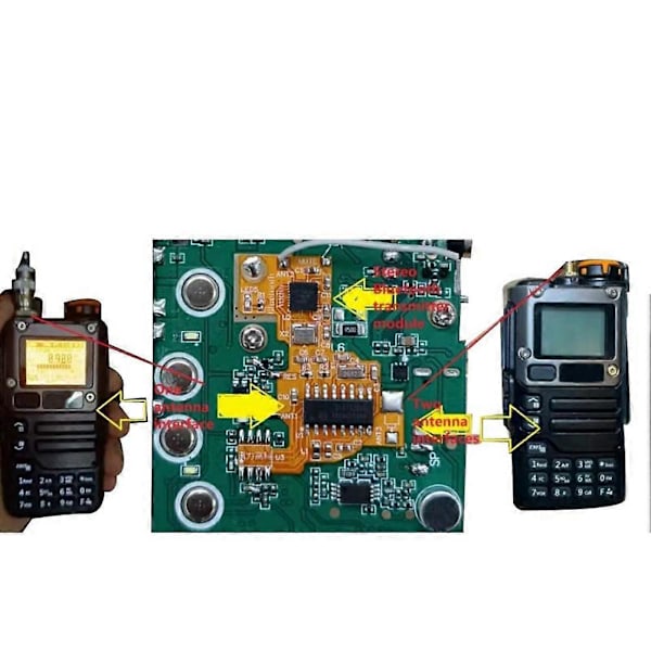 SI4732 Modificeret Radio og Bluetooth Stereo Transmitter Modul