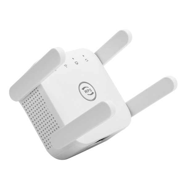Trådlös Wifi Repeater Signalförstärkare Räckviddsförlängare Datortillbehör AC 110-240V Vit EU-kontakt