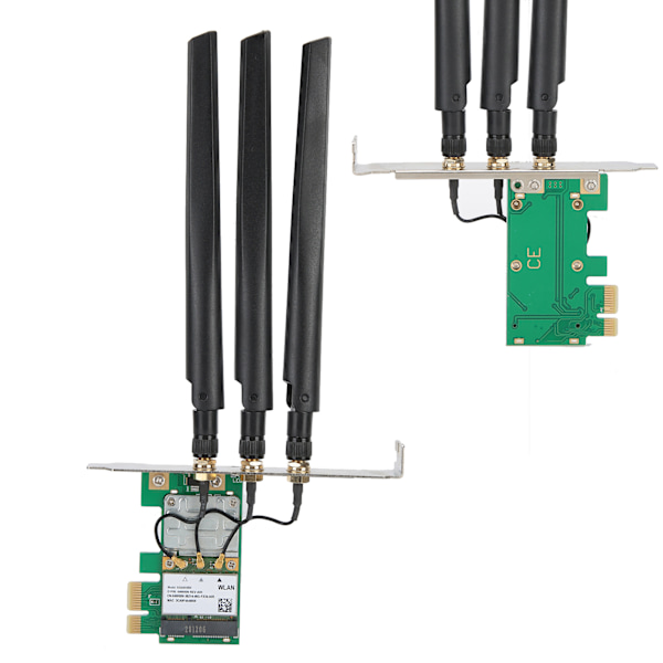 6300AGN Desktop Netværkskort 450Mbps 802.11AN PCI‑E WiFi Adapter A2.4G/5G Tilbehør