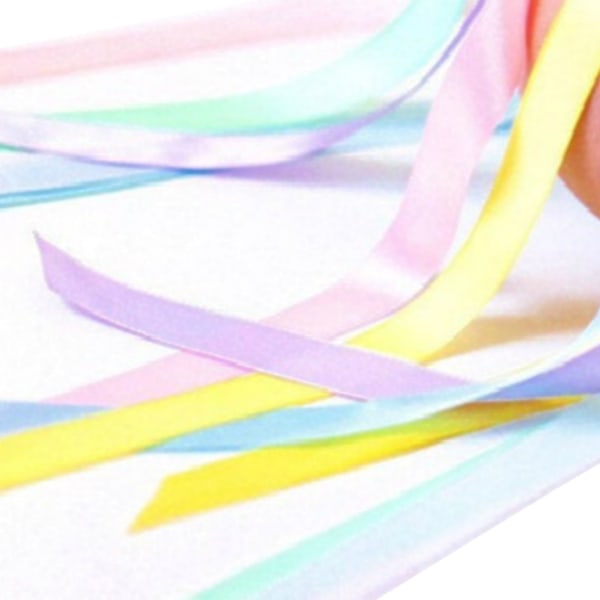 Handband Kite Träring Ljusa Färger Pedagogisk Sensorisk Leksak Band Streamer Kite för Lekrum Dans Typ 4 (med Klocka)