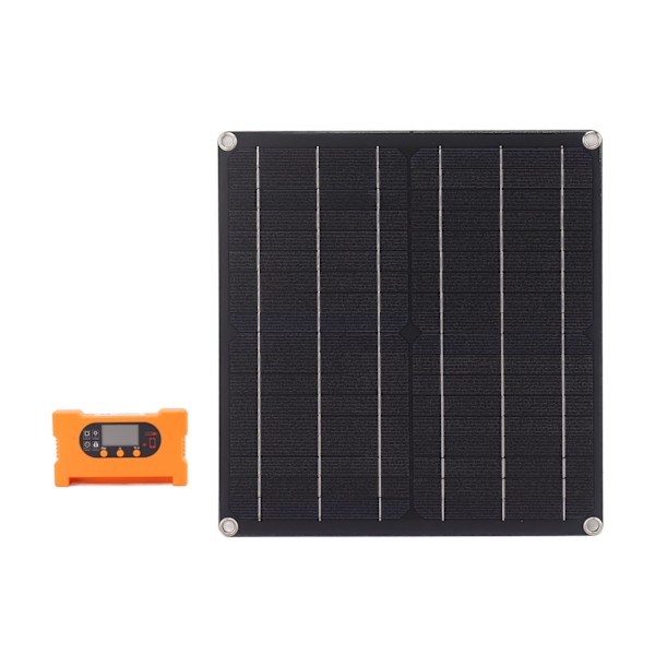 10A Smart Solpanel Kit med Styrenhet Batterifri Direkt Driv Solpanel Kit Monokristallint Kisel 25W