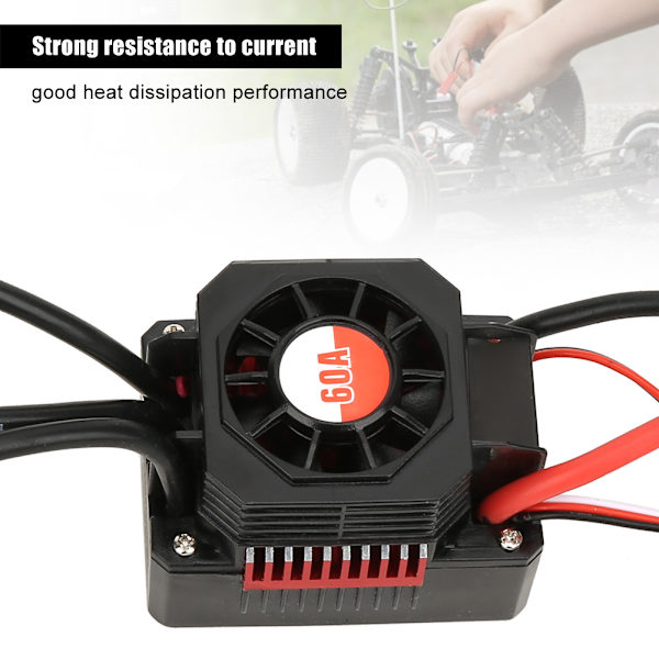 SURPASS 60A Vattentät Dammtät elektrisk hastighetsregulator ESC RC-tillbehör