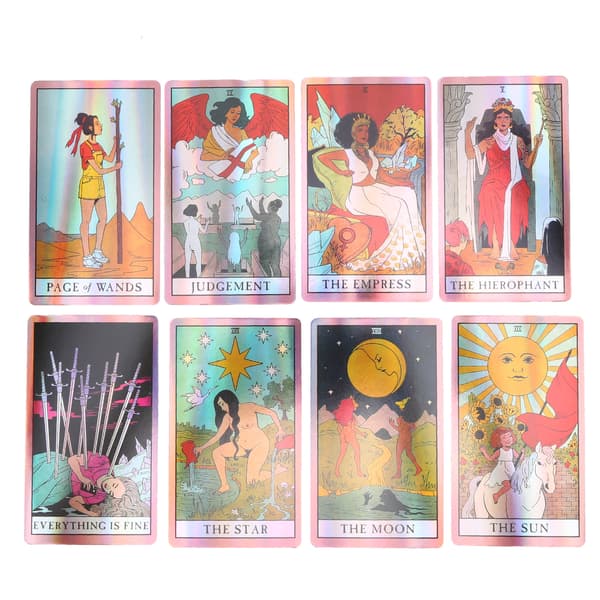Tarotkort Ödesdivination Spådom Spelkort för familjevänner Fest Engelska